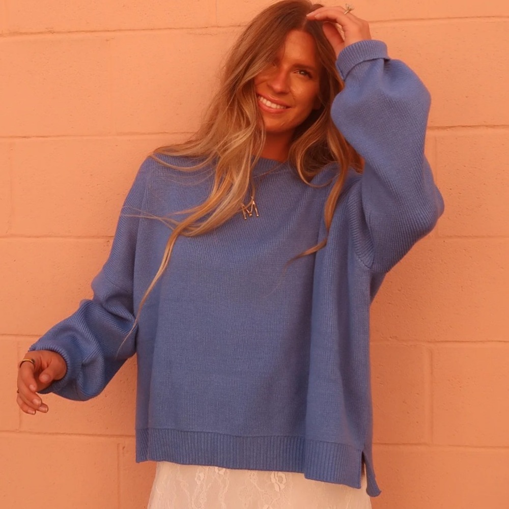Women's Blue Sweater